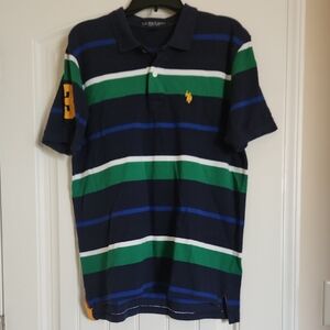 U.S. Polo Assn. Navy Blue Logo Tee